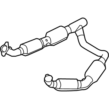 Ford E-350/E-350 Super Duty Catalytic Converter - 7C2Z-5F250-F