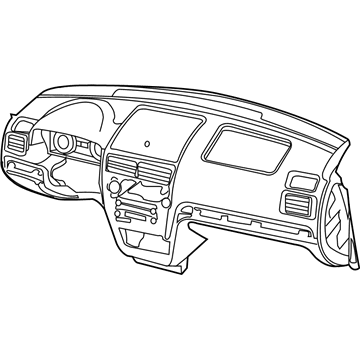 Ford 6E5Z-5404320-BA Panel - Instrument