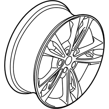 Ford HS7Z-1007-D Wheel Assembly