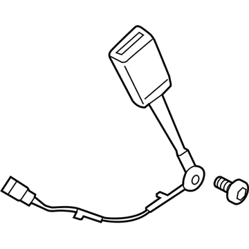 Ford FR3Z-6361202-AA Seat Belt Assembly