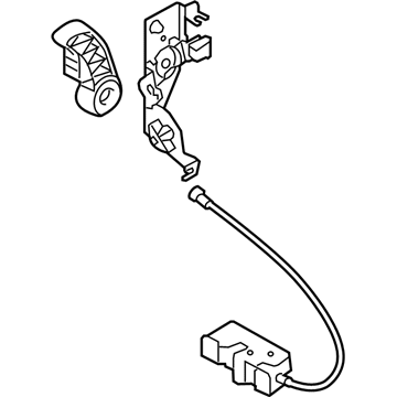 2010 Ford Transit Connect Trunk Latch - 9T1Z-61431A03-D