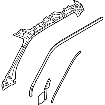 Ford FL3Z-1851187-B Rail Assembly - Body Side - Upper