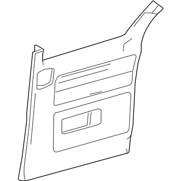 Ford 5F2Z-1727411-AAB Panel - Door Trim - Upper