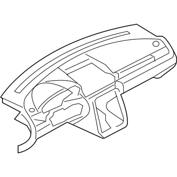 Ford 6G1Z-5404320-AD Panel - Instrument