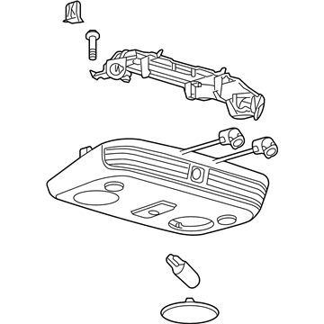 Ford DR3Z-63519A70-AA Console Assembly - Overhead