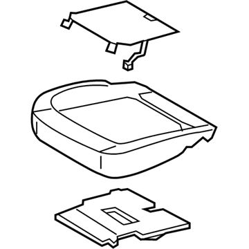 Ford FS7Z-54632A23-D Front Seat Heating Pad Assembly