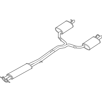 2013 Ford Explorer Muffler - DB5Z-5230-A