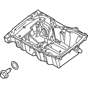 Ford CJ5Z-6675-B Pan Assembly - Engine Oil