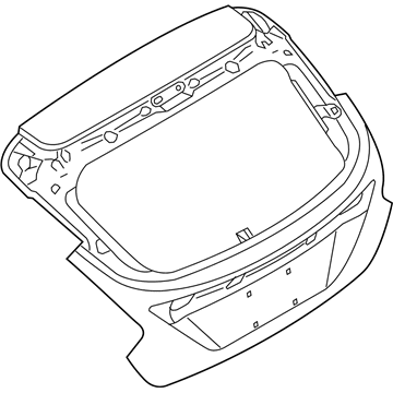 Ford F1EZ-5840110-A Door Assembly - Luggage Compartment