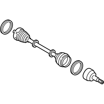 2018 Ford Transit Connect Axle Shaft - FV6Z-3A329-G