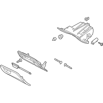 Ford F1EZ-5806024-FA Door Assembly - Glove Compartment