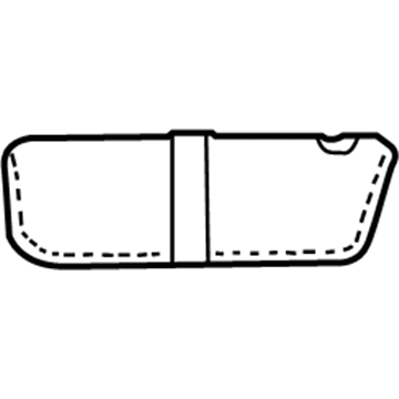 1995 Ford Ranger Sun Visor - F57Z-1004104-AAZ