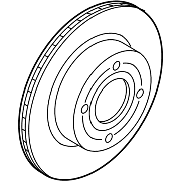 Ford EcoSport Brake Disc - GN1Z-2C026-A