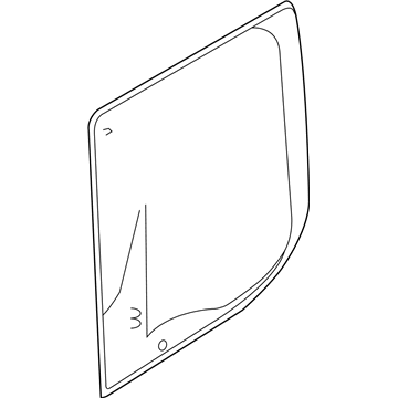 Ford BK3Z-6142006-U Back Window Glass