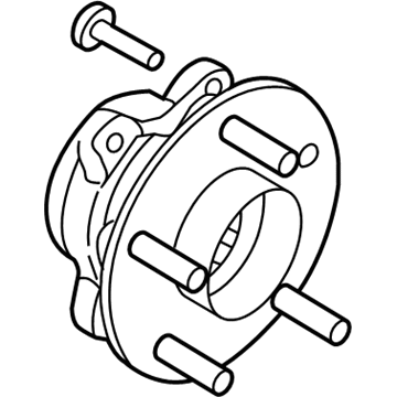 Ford K2GZ-1104-A Wheel Hub Assembly