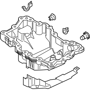 2017 Ford Edge Oil Pan - FT4Z-6675-A
