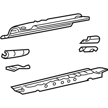 Ford 1L2Z-7841302-AA Rail Assembly - Roof - Side