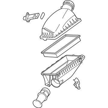 Ford 8W7Z-9600-A Cleaner Assembly - Air