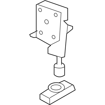 Ford 4L3Z-1A131-AB Spare Wheel Mounting