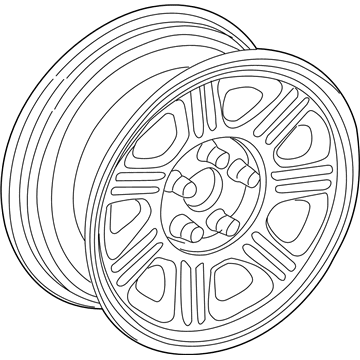 Ford 2C6Z-1007-BA Wheel Assembly