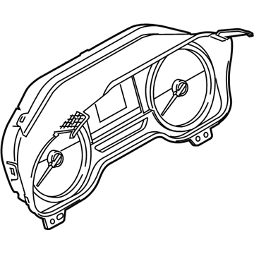 Ford KL3Z-10849-DAC INSTRUMENT CLUSTER