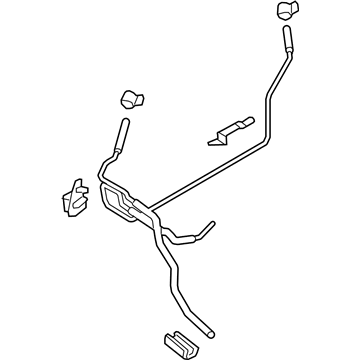 2017 Lincoln MKX Oil Cooler Hose - F2GZ-7R081-G