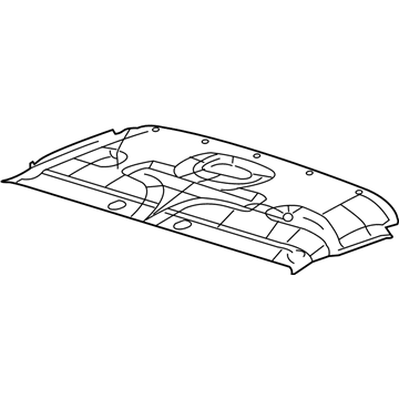 Ford 8C2Z-1651940-BA Panel Assy - Roof Trim - Front