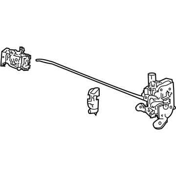 2008 Lincoln Mark LT Door Latch Assembly - 7L3Z-16219A65-CC