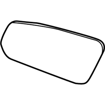 Ford BR3Z-17K707-B Glass Assembly - Rear View Outer Mirror