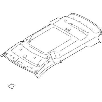 Ford DT1Z-1751942-AY Panel Assembly - Roof Trim - Rear