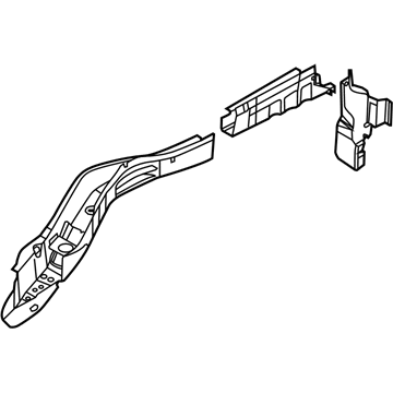 Ford 8A8Z-7410456-A Member - Side