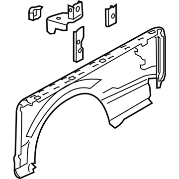 Ford FL3Z-9527840-B Panel - Body Side - Rear