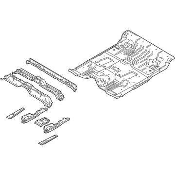 Ford BL3Z-1811135-B Pan Assembly - Floor