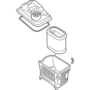 Ford F-350 Super Duty Air Filter Box - HC3Z-9600-A