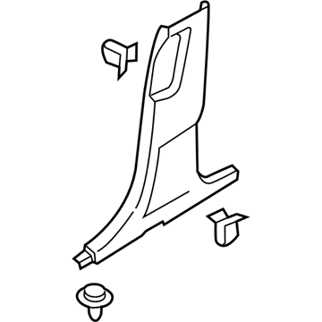 Ford FA1Z-5824346-AD Trim - "B" Pillar