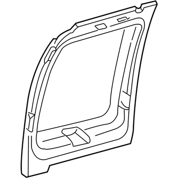 1992 Ford E-250 Weather Strip - F2UZ1642411B