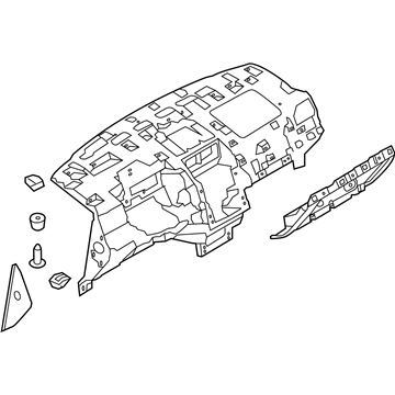 Ford BA1Z-7804320-AA Panel - Instrument