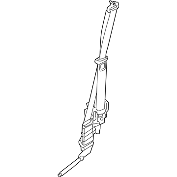 Ford JL3Z-63611B08-AA Seat Belt Retractor Pretensioner