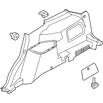 Ford FB5Z-7831012-GC Trim Assembly - Quarter