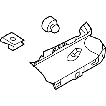 Ford FB5Z-7831004-AB Panel Assembly - "C" Pillar - Inner