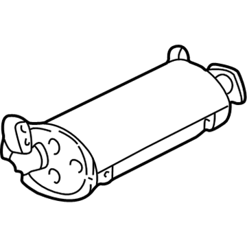 Ford 1L2Z-5230-BA Centre And Rear Muffler Assembly