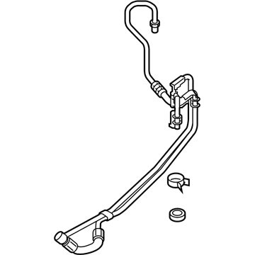 Ford Fusion Automatic Transmission Oil Cooler Line - HG9Z-7R081-D