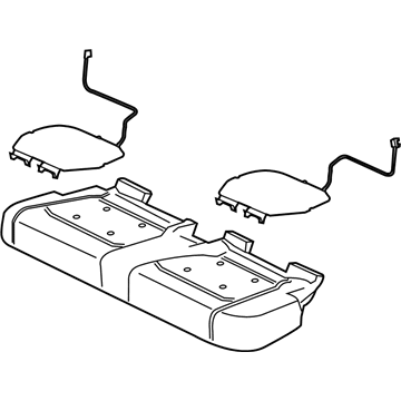 Ford FL3Z-1663841-AA Front Seat Heating Pad Assembly