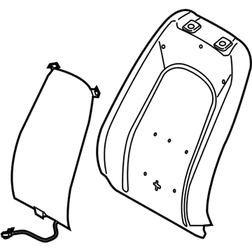 Ford HP5Z-5464811-A Seat Back Pad