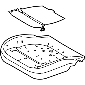 Ford DP5Z-54632A22-H Front Seat Heating Pad Assembly