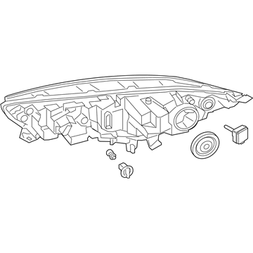 Ford KT1Z-13008-K Headlamp Assembly