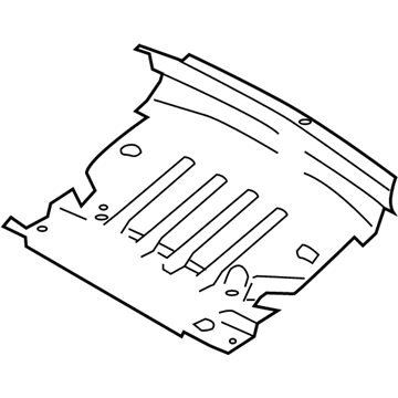 Ford FR3Z-7646506-A Panel Assembly - Rear Package Tray