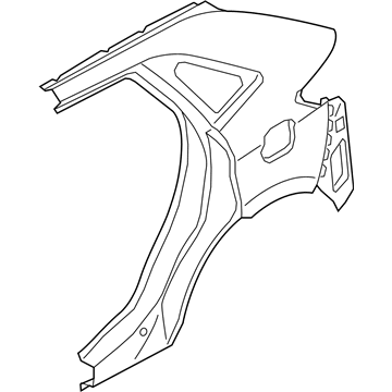 Ford FA1Z-5827840-A Panel - Body Side - Rear