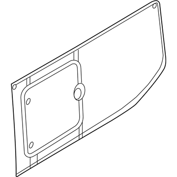 Ford BK3Z-6129700-K Glass - Quarter Window