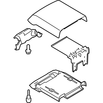 Ford FL3Z-1506024-BF Armrest Assembly - Console